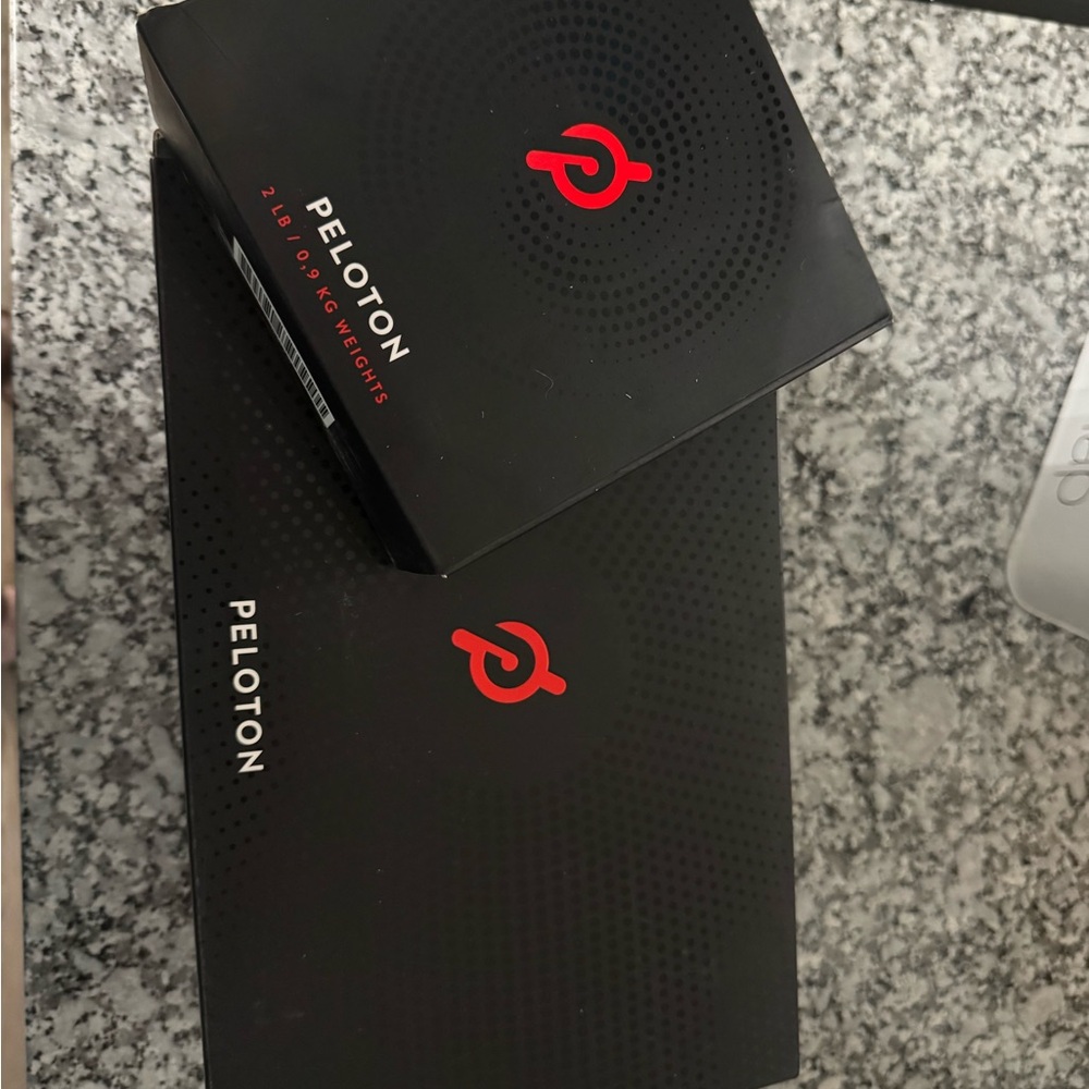 Peloton Cycling Shoes and 2lb Hand Weights